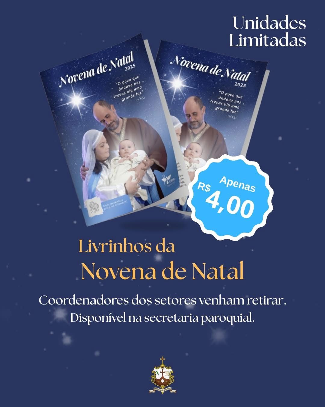 Promoção Livrinho Novena 21-11-25