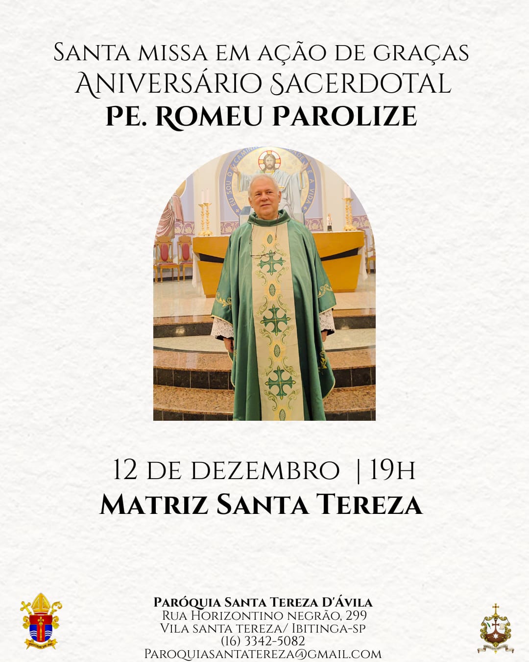 Aniversário Sacerdotal Padre Romeu